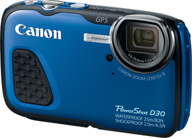Canon PowerShot D30 title=